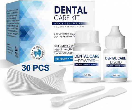 Tooth filling repair kit - tooth,