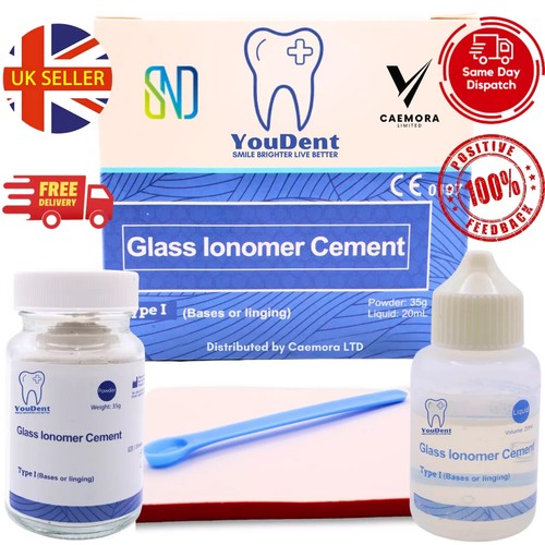 Permanent dental cement - permanent, white