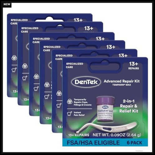 Tooth repair kit - kit, temporary