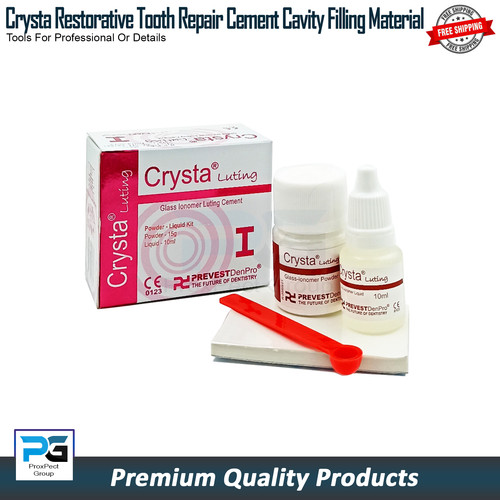 Dental cement crysta - crysta, cavity