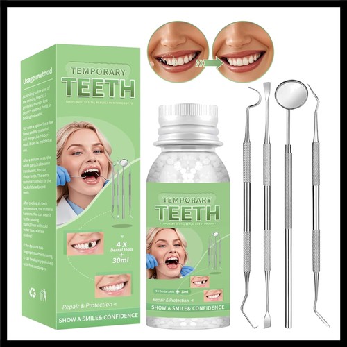 Tooth repair kit moldable - tooth,