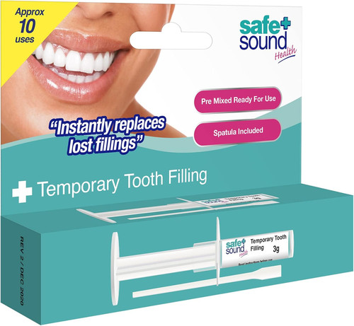 Dental temporary tooth - temporary, filling