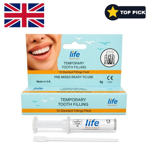 Temporary tooth filling repair - tooth,